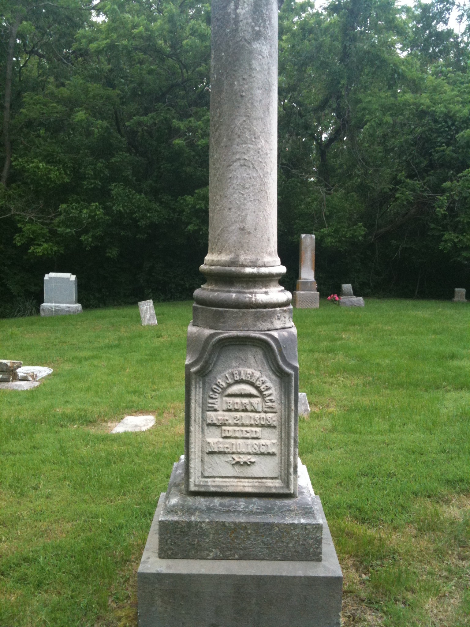 Jacob J. Barnsback Headstone