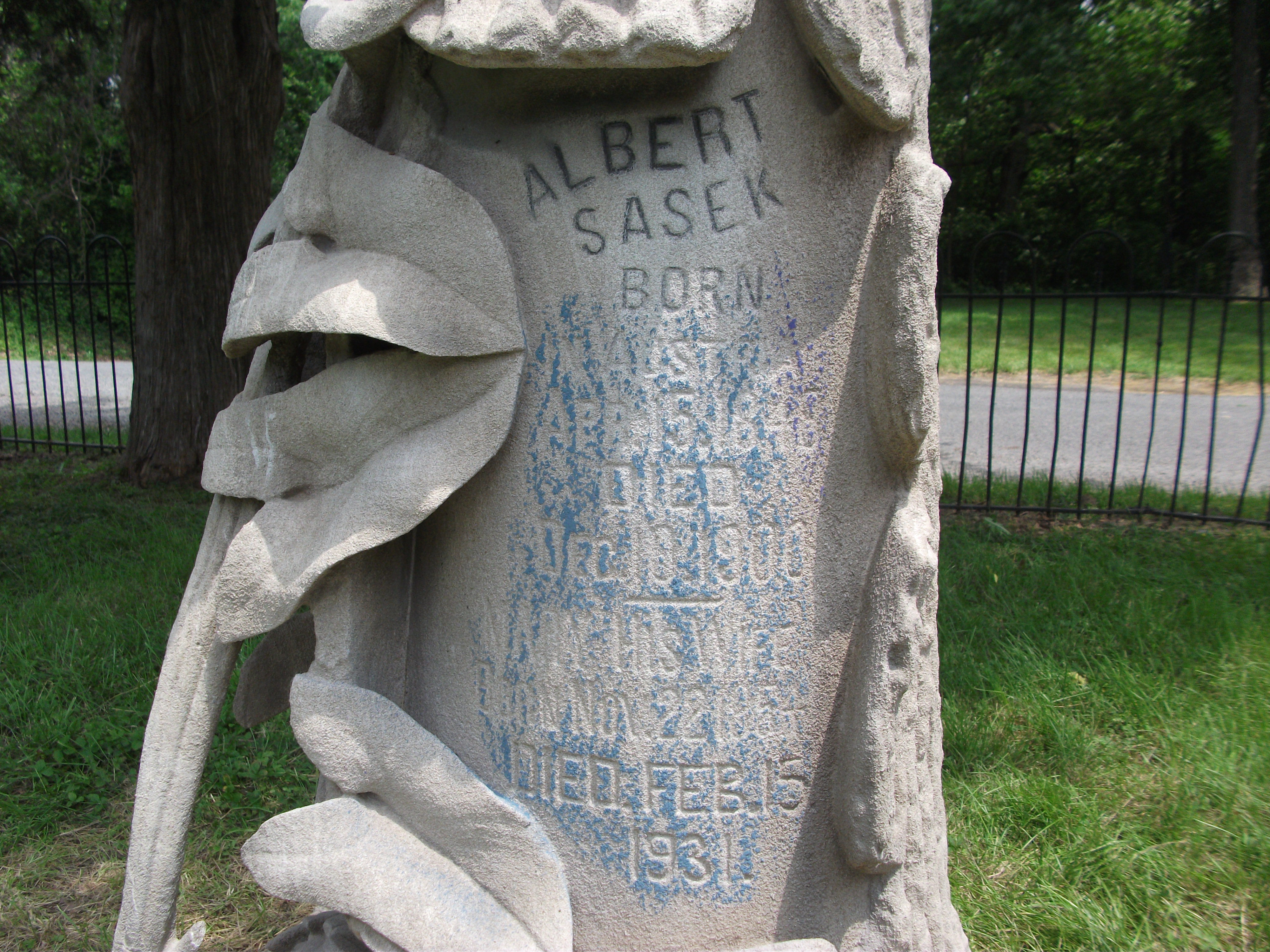 Albert Sasek Headstone