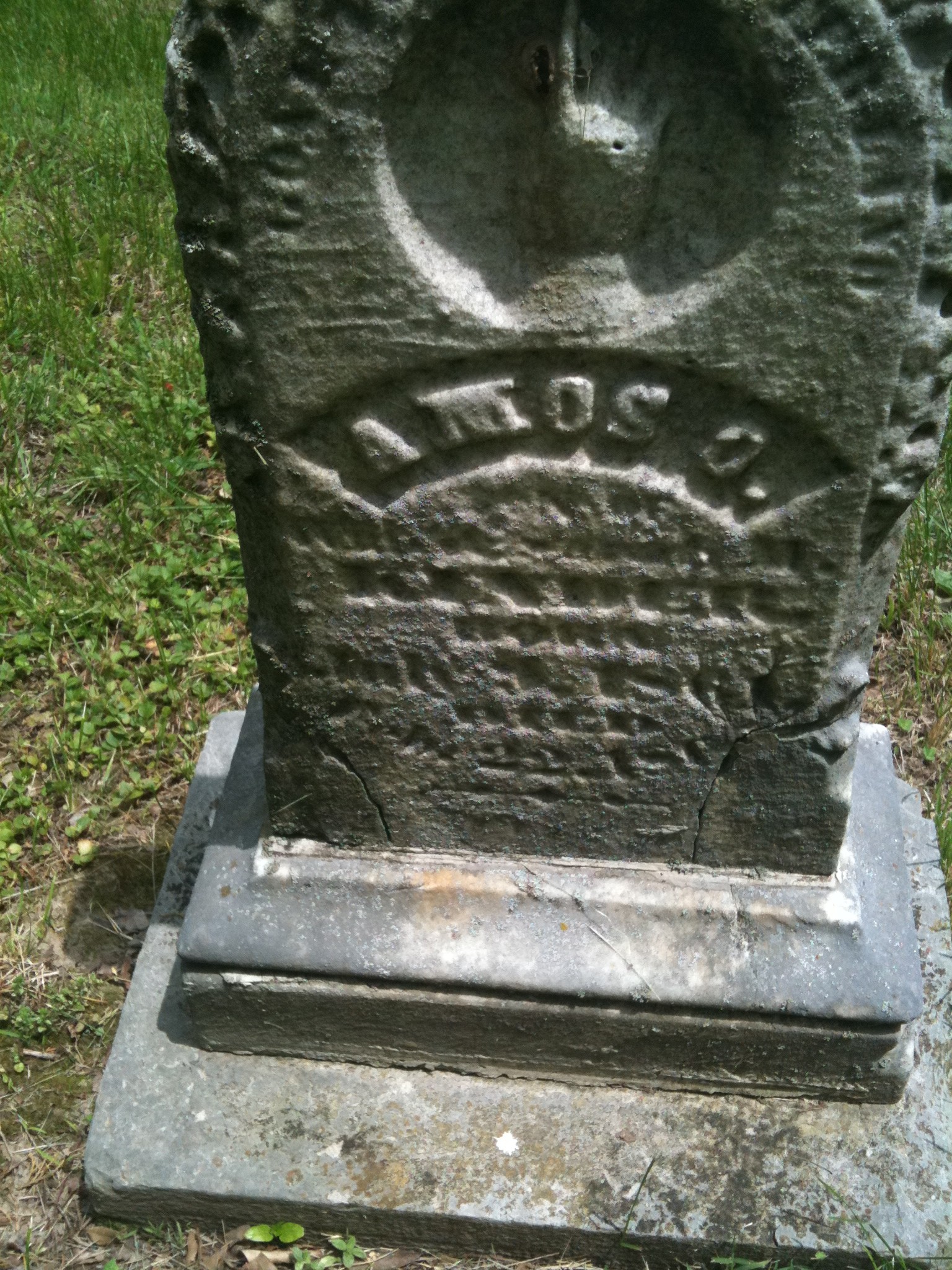 Amos O. Kinder Headstone