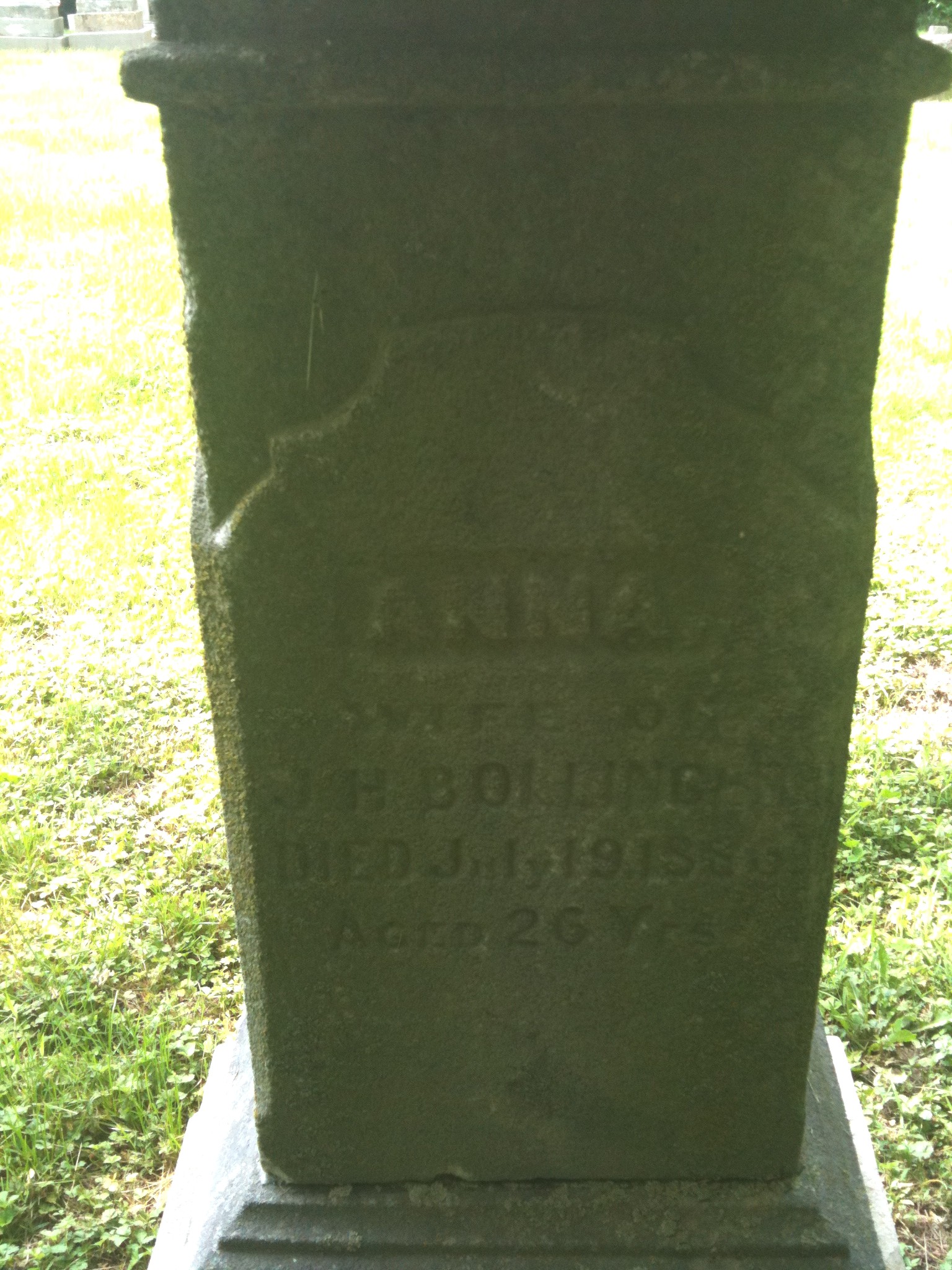 Anna Bollinger Headstone