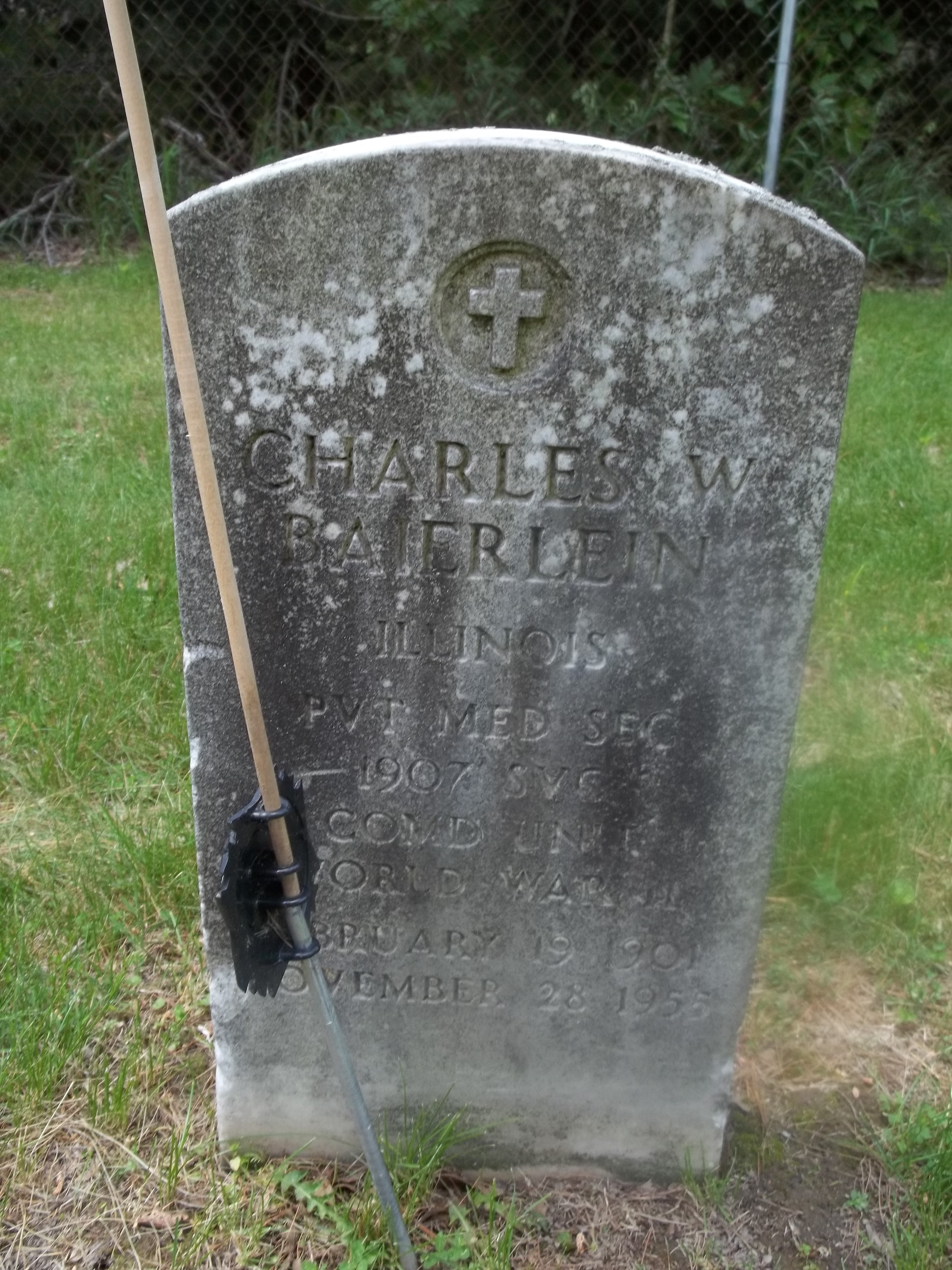 Charles W. Baierlein Headstone