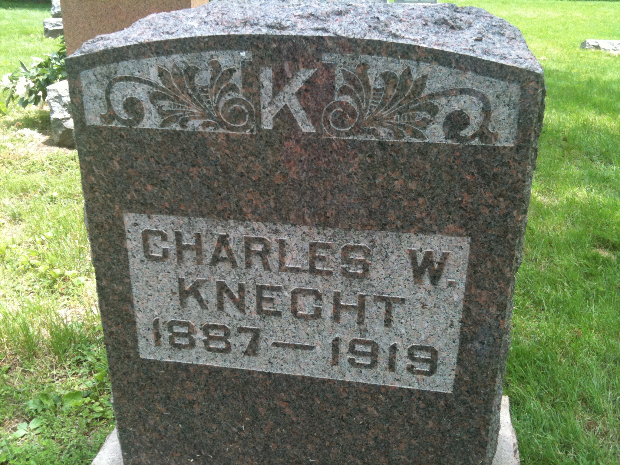 Charles W. Knecht Headstone