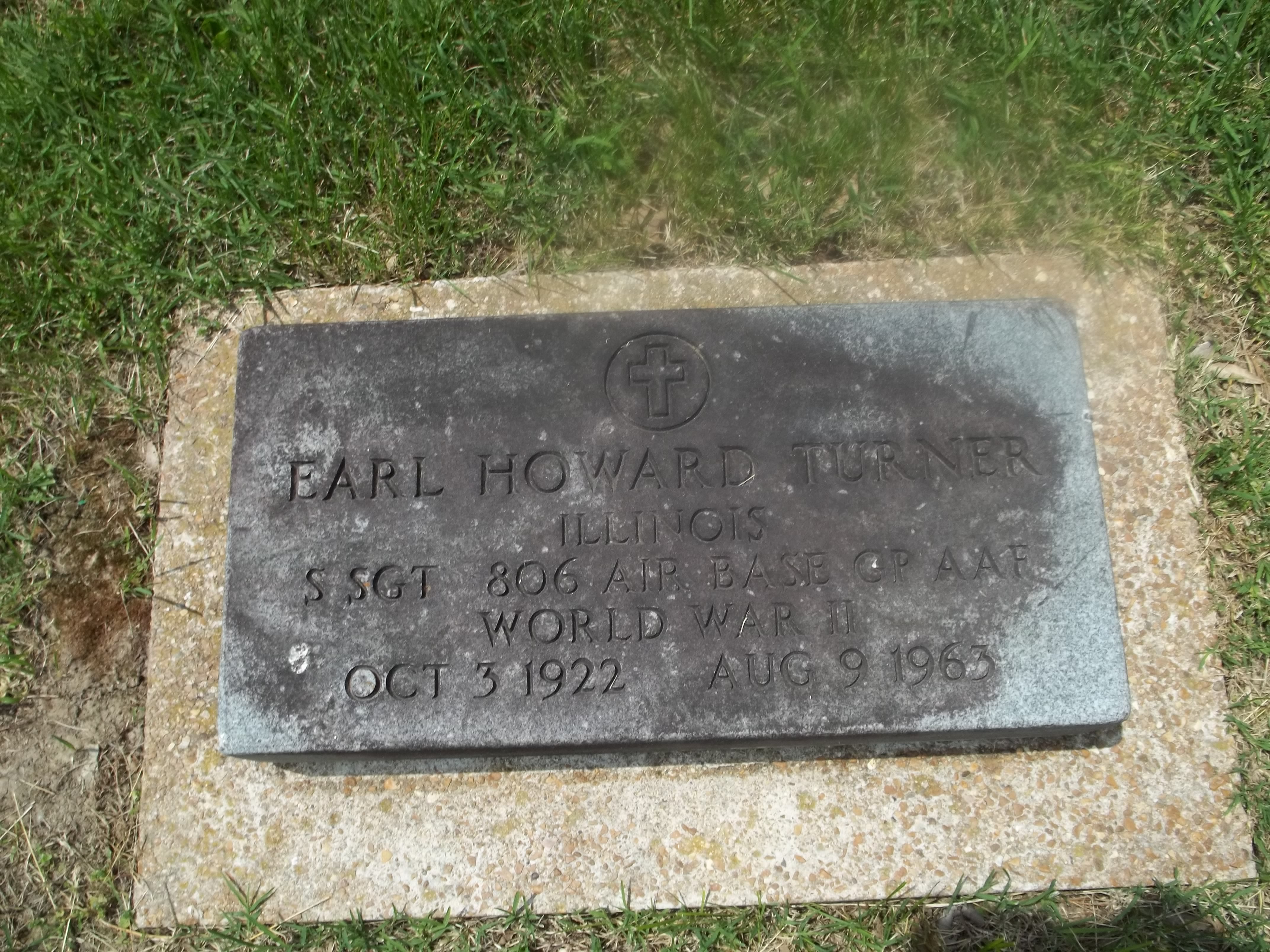 Earl Howard Turner  Headstone