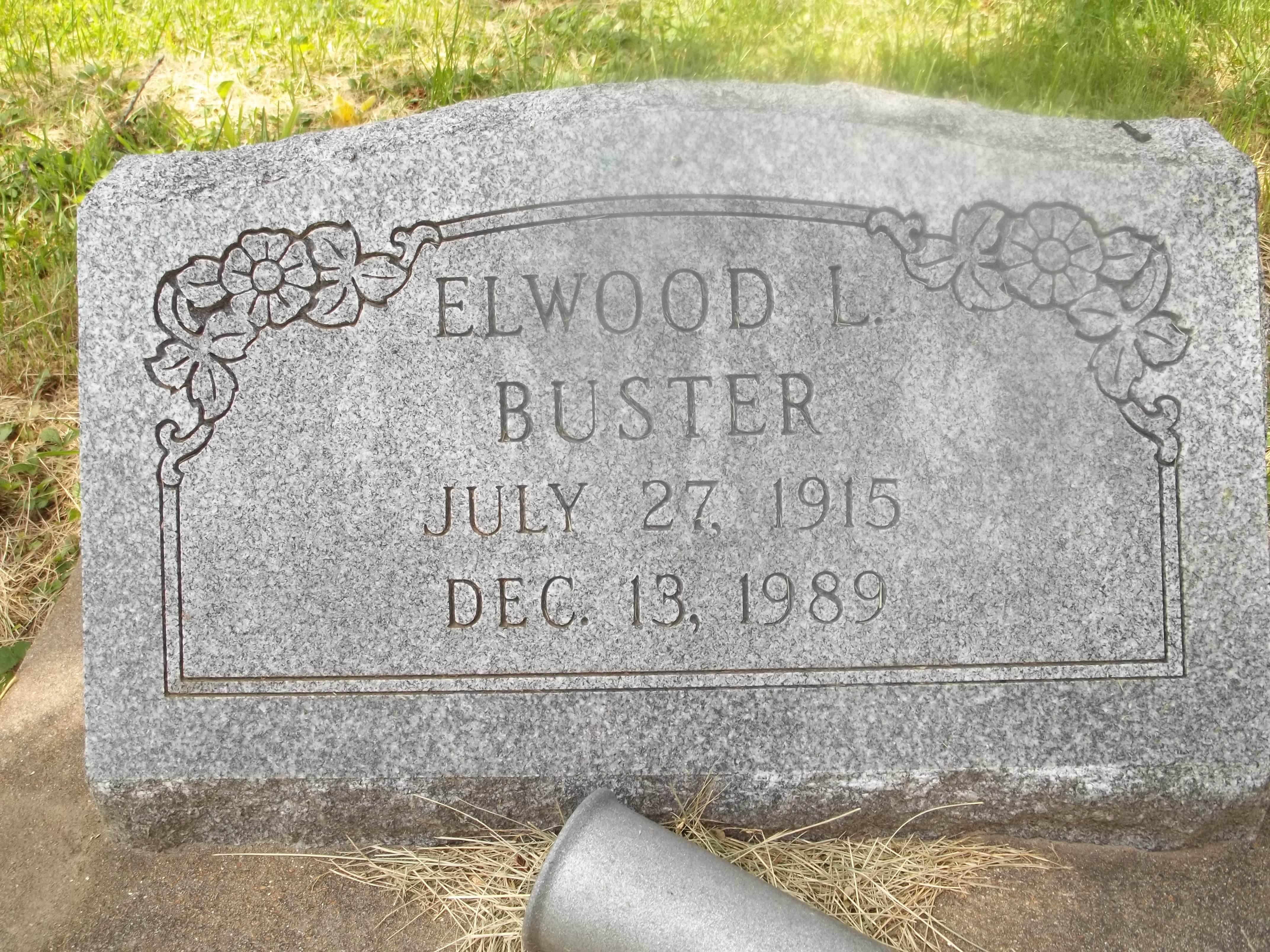 Elwood L. Buster Headstone