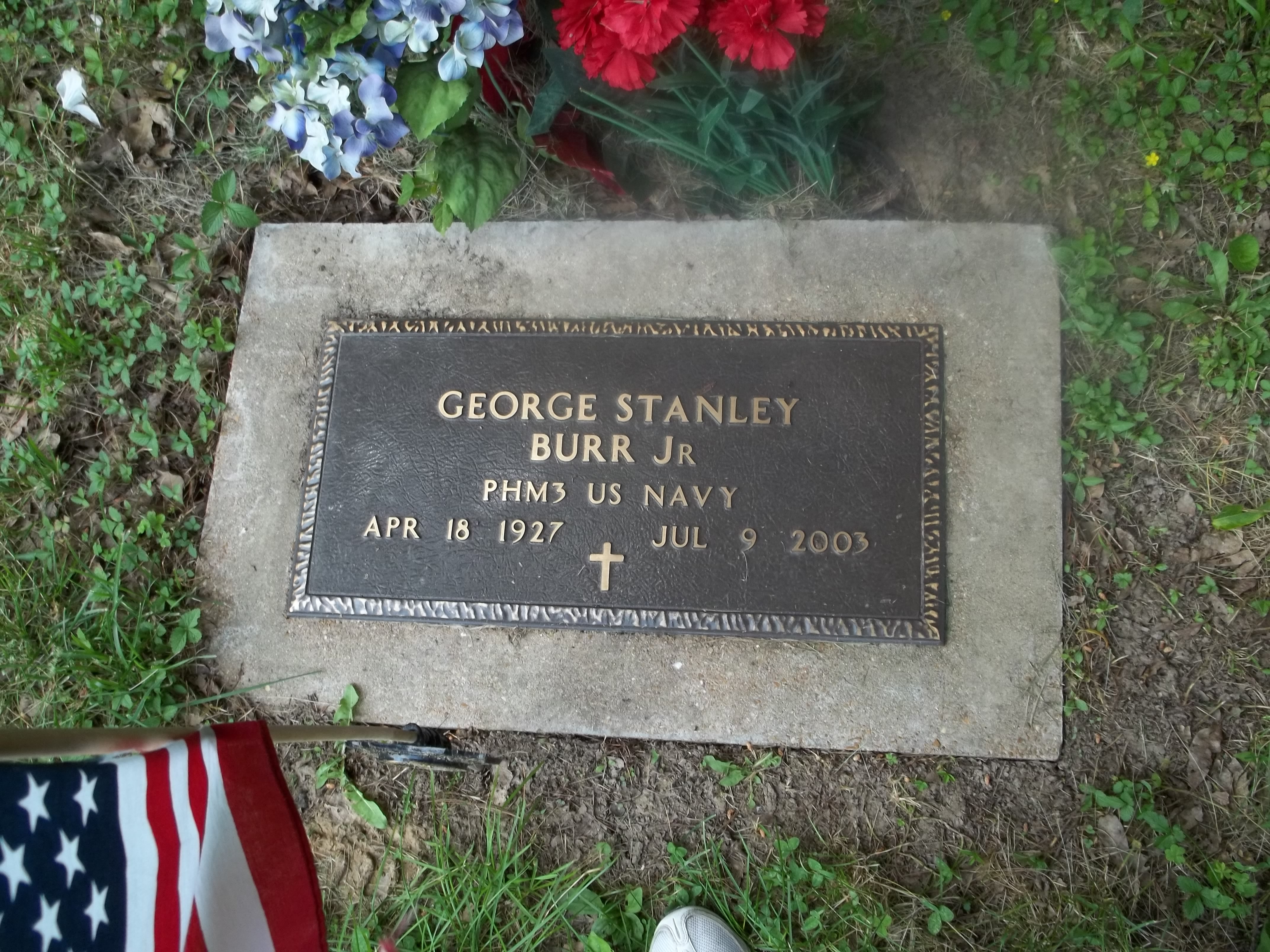 George Stanley Burr Jr. Headstone