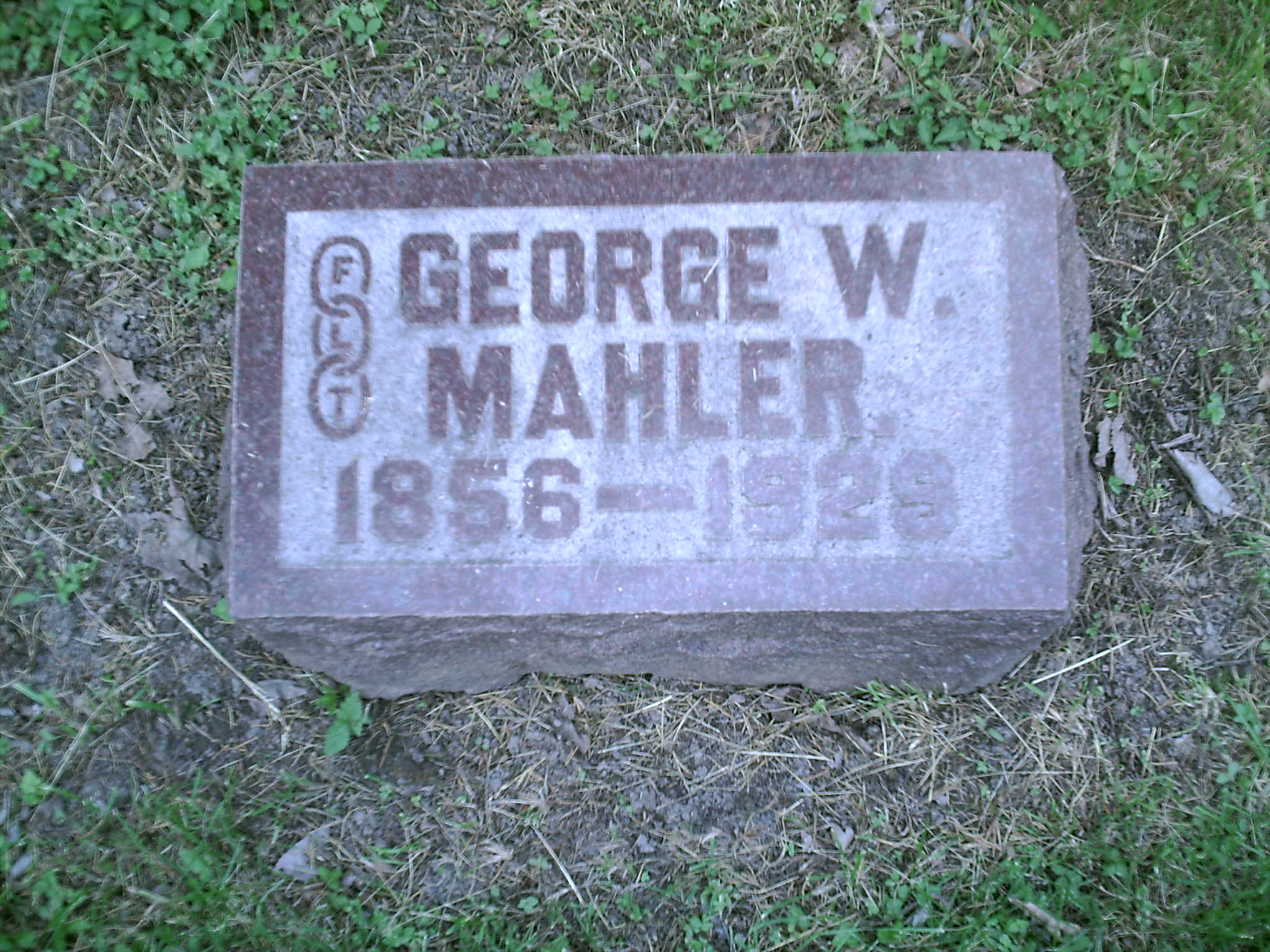 George W. Mahler Headstone