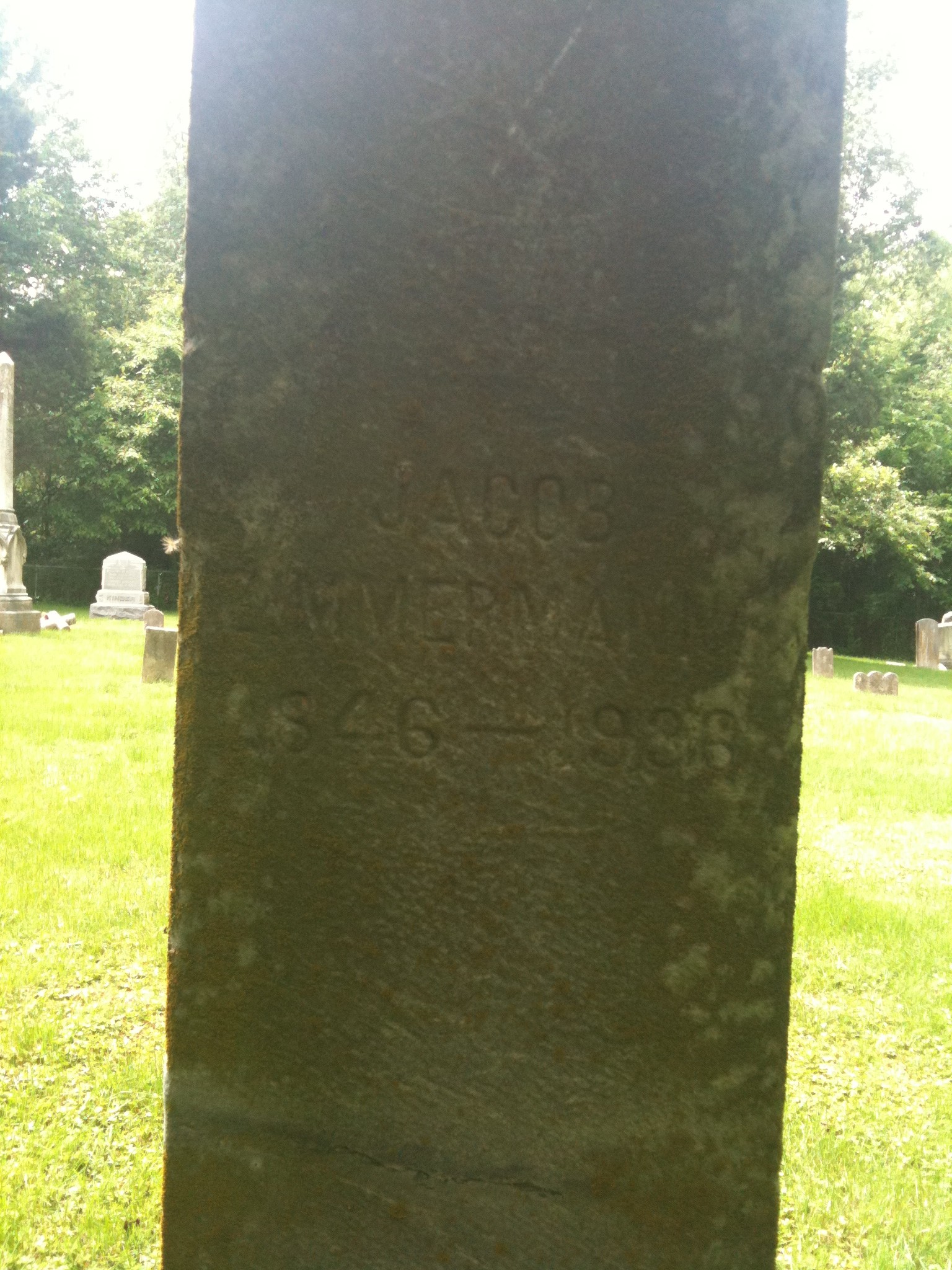 Jacob Zimmerman Headstone