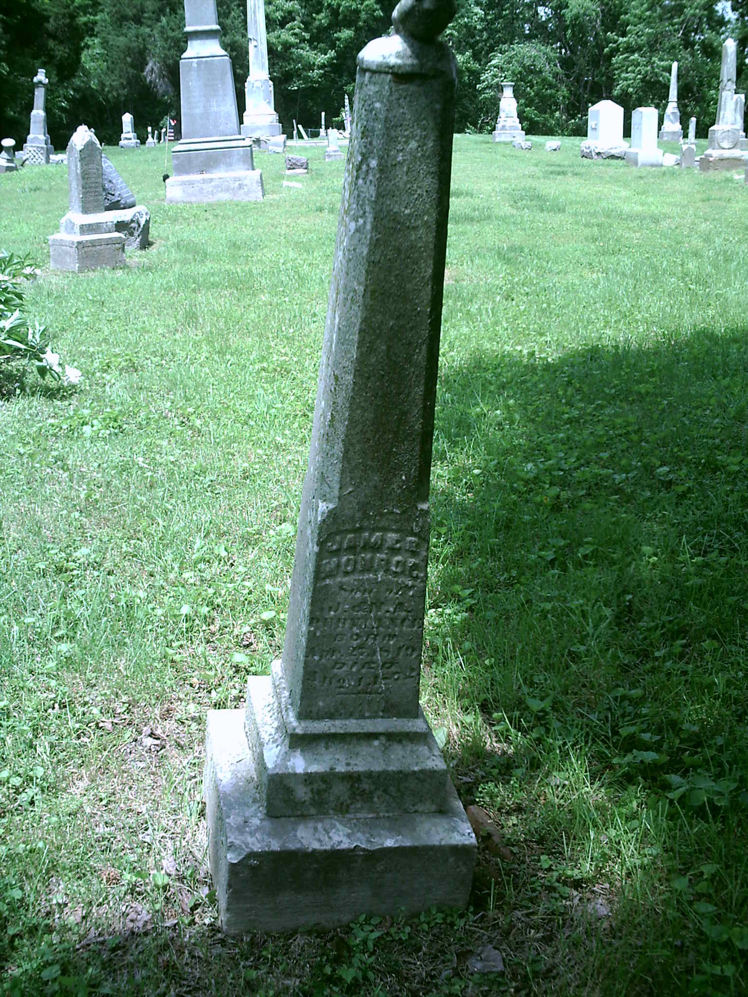 James Monroe Headstone