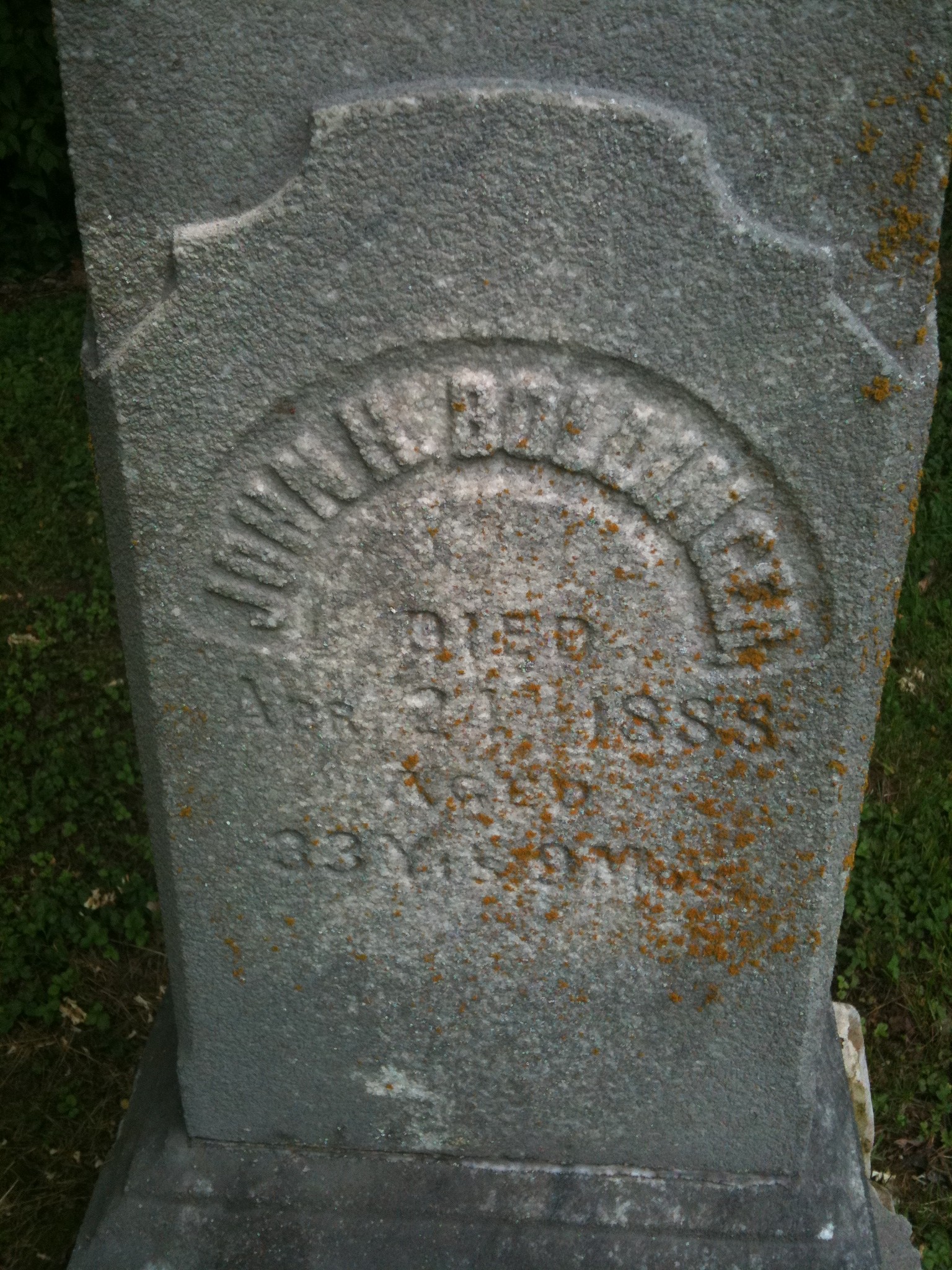 John H. Bollinger  Headstone