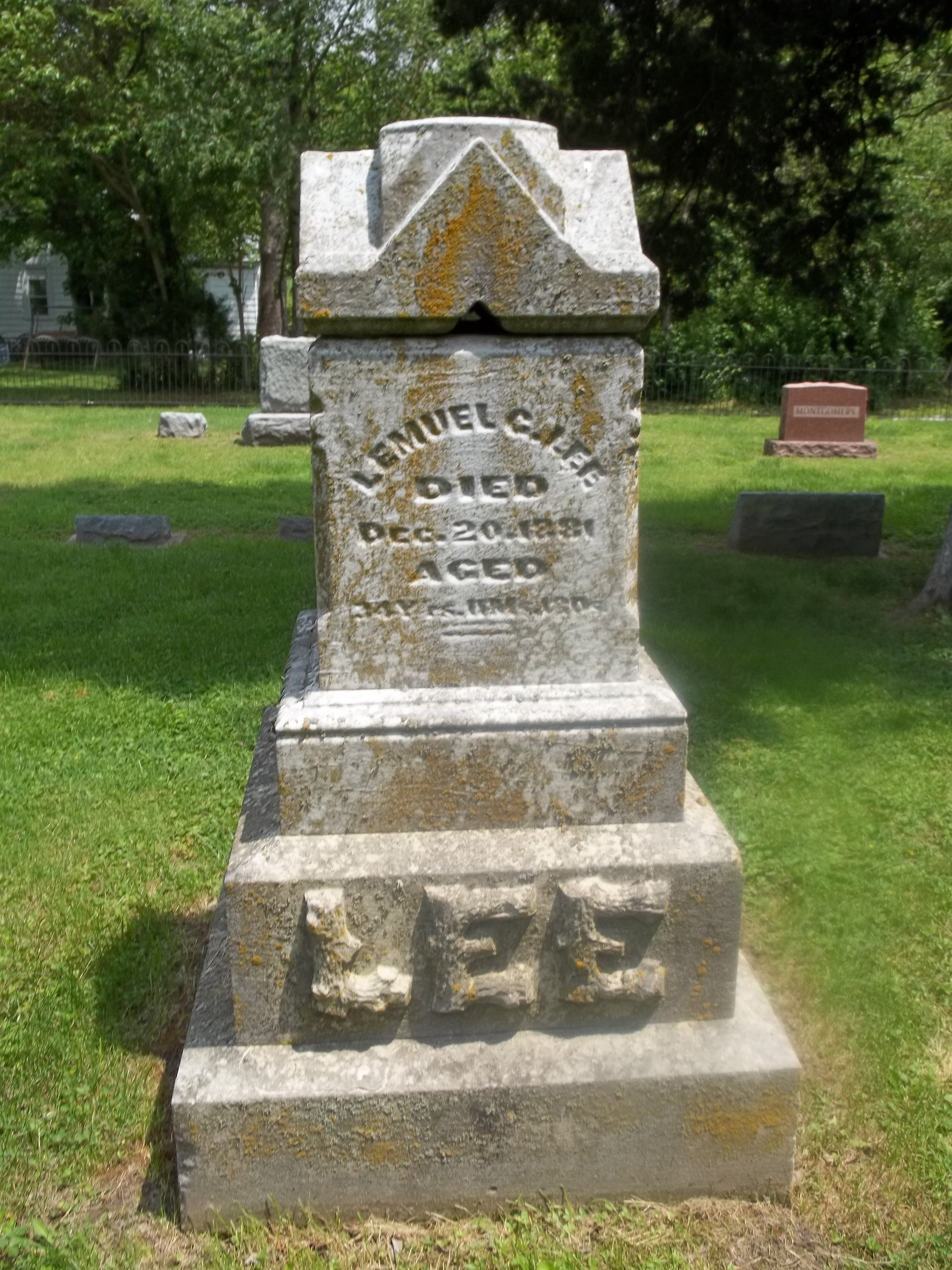 Lemuel C. Lee  Headstone