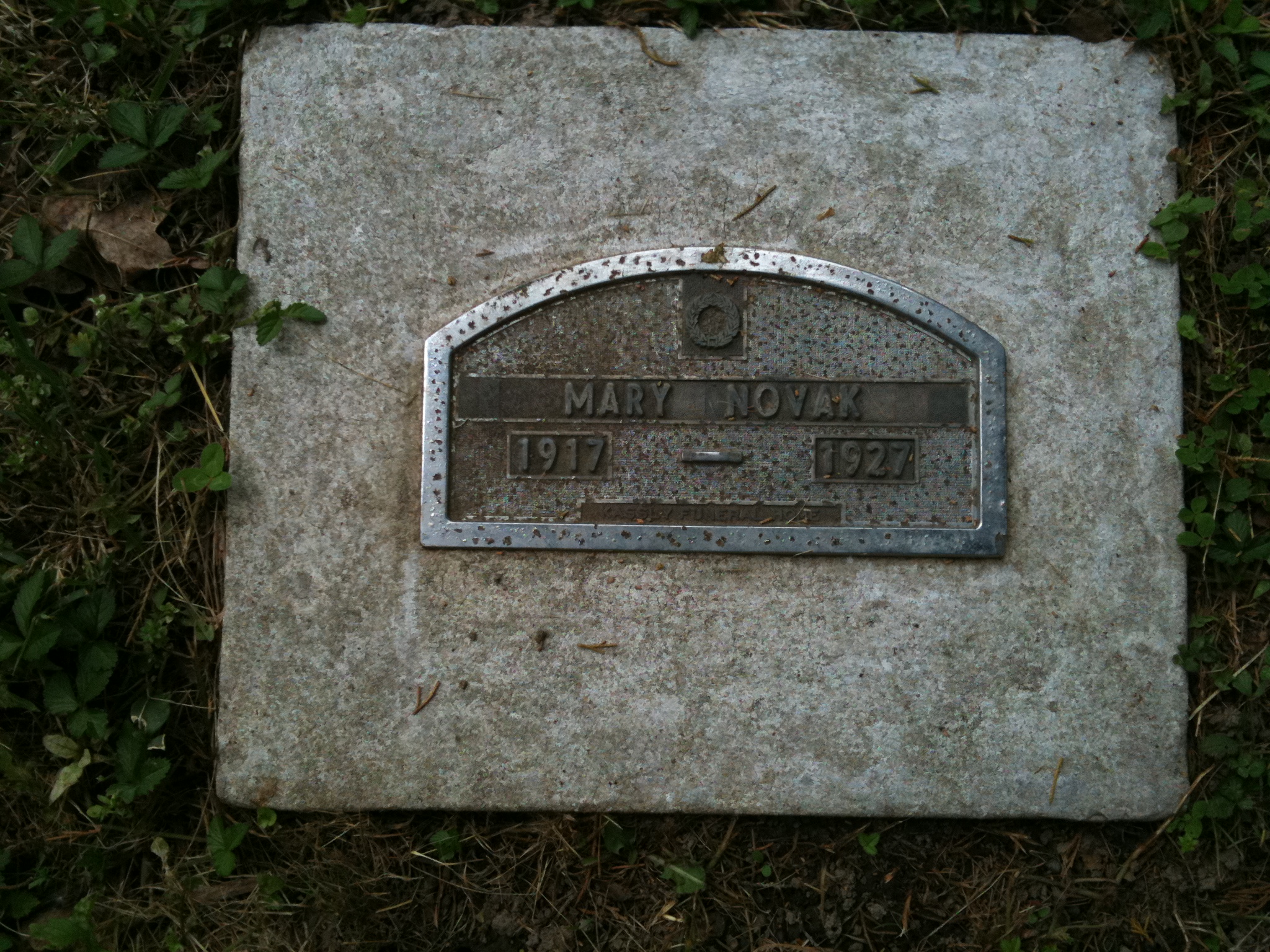 Mary Novak Headstone