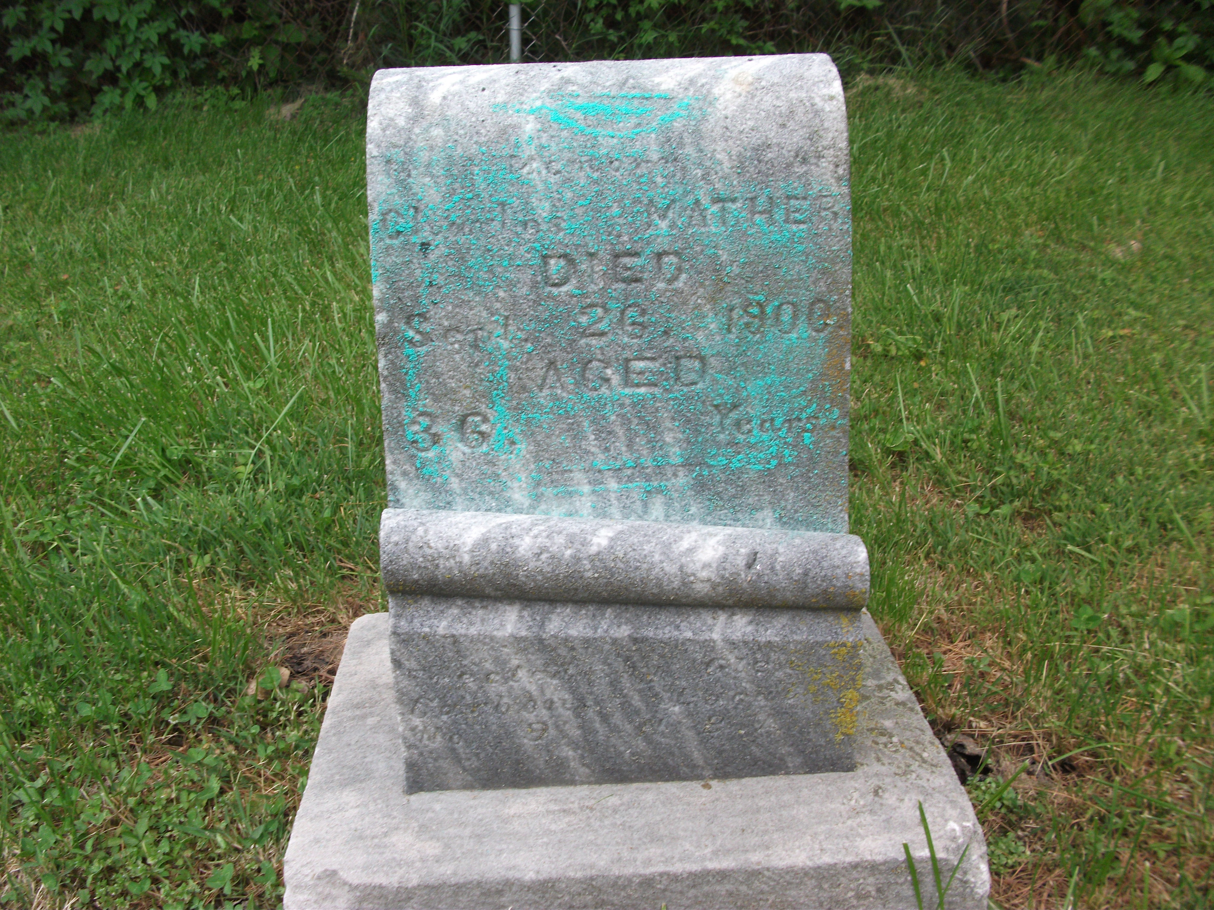 Mather Headstone
