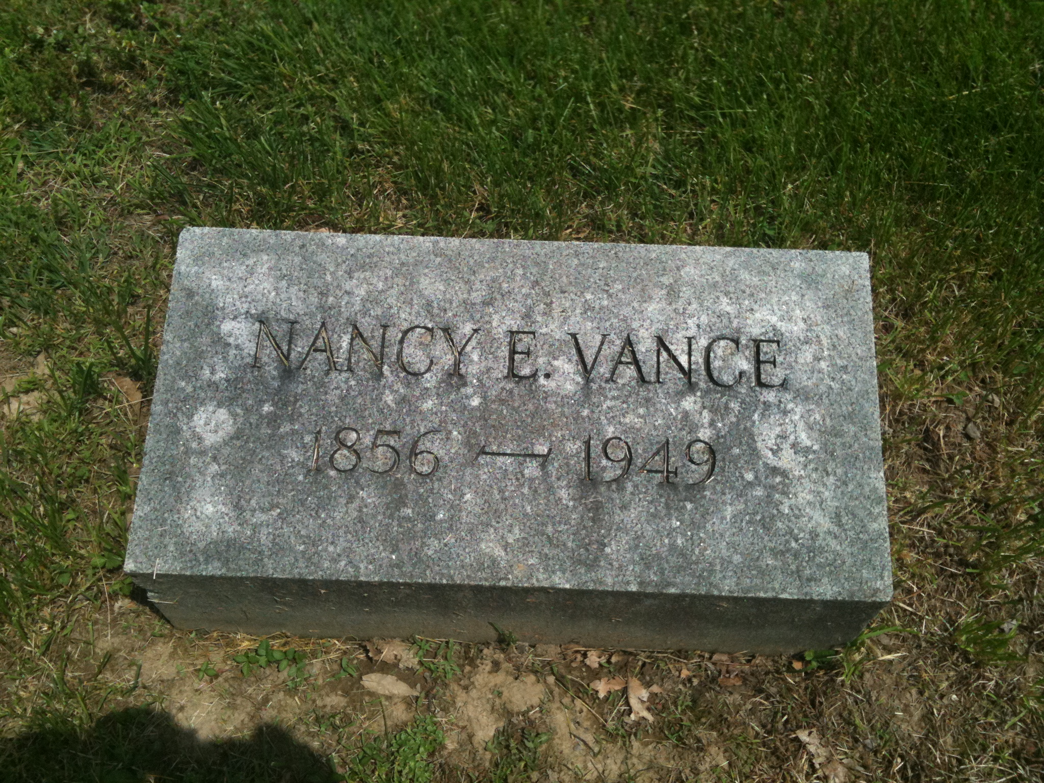Nancy E. Vance Headstone