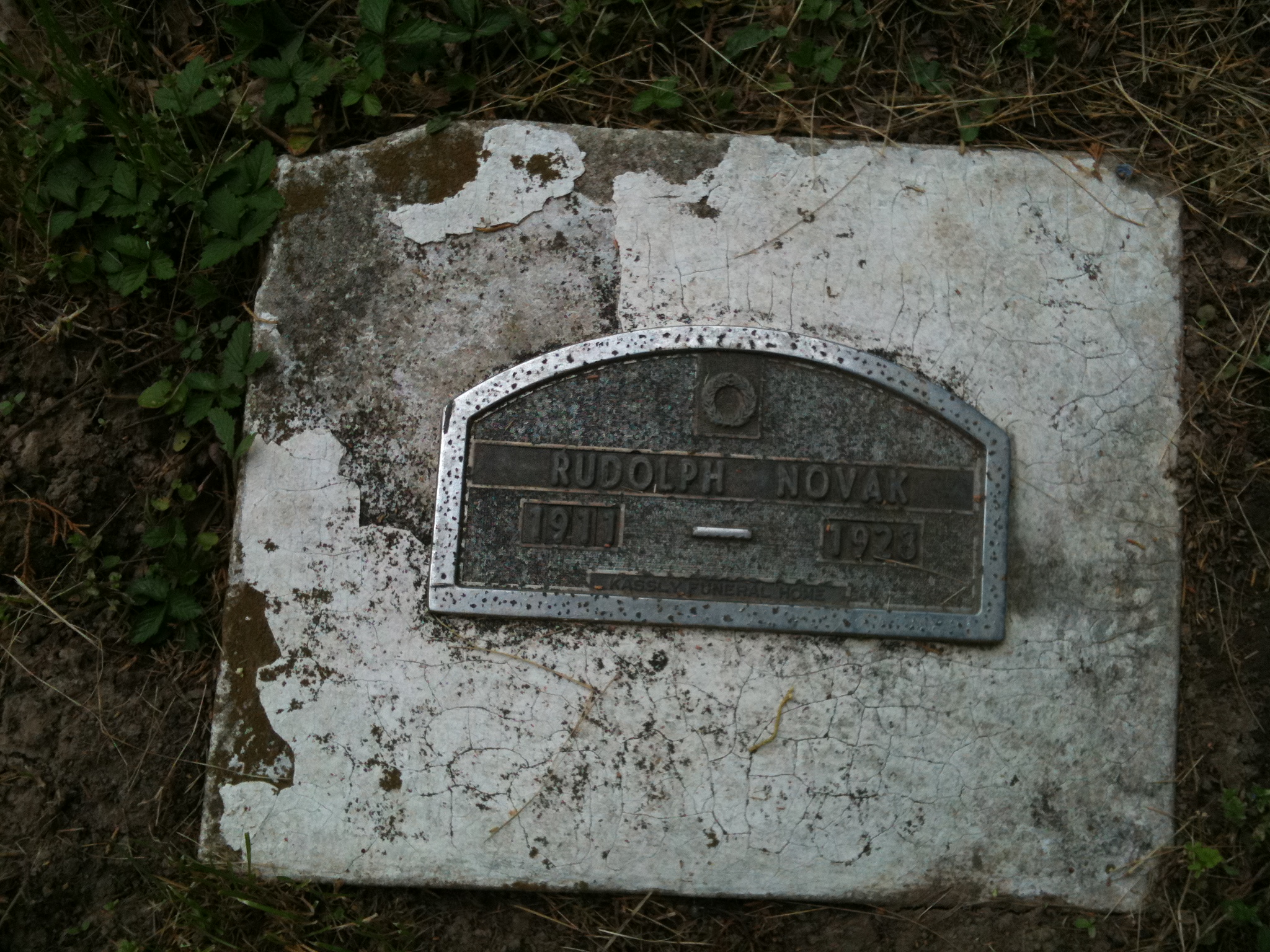 Rudolph Novak Headstone