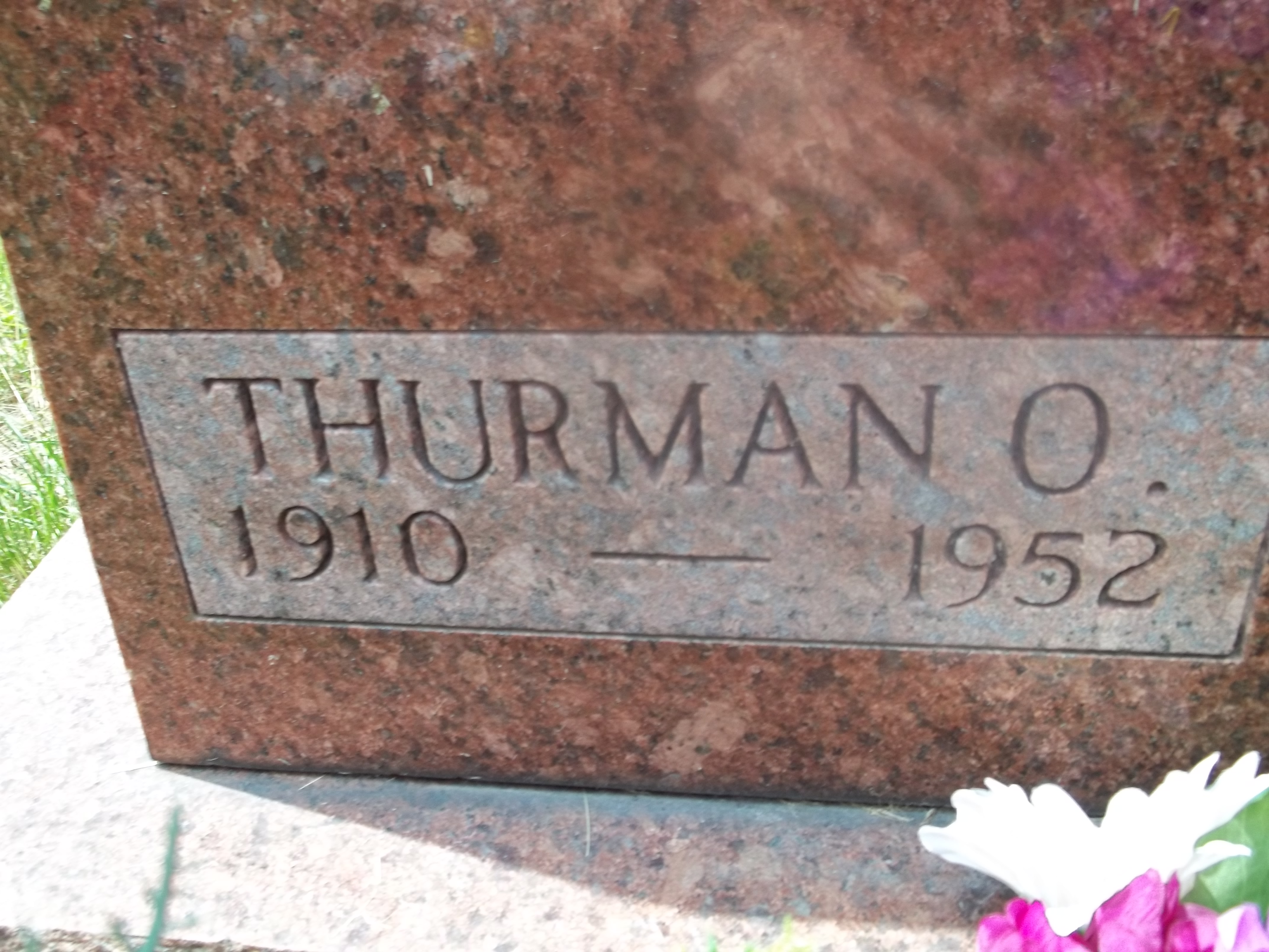 Thurman O. Headstone