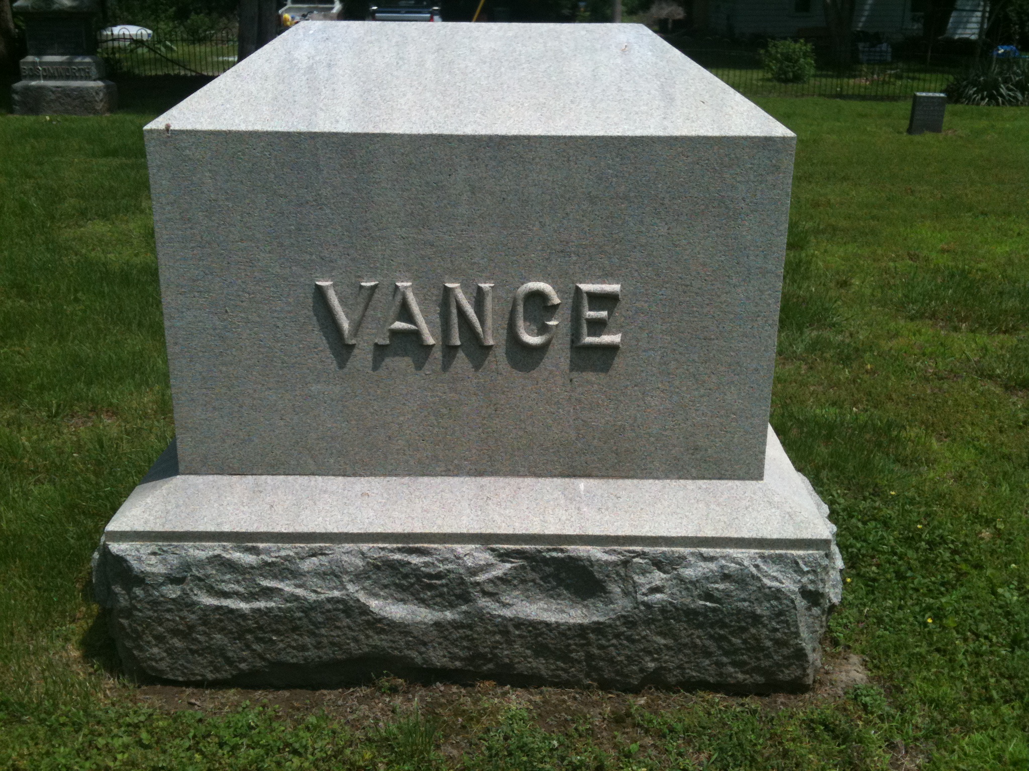 Vance Headstone