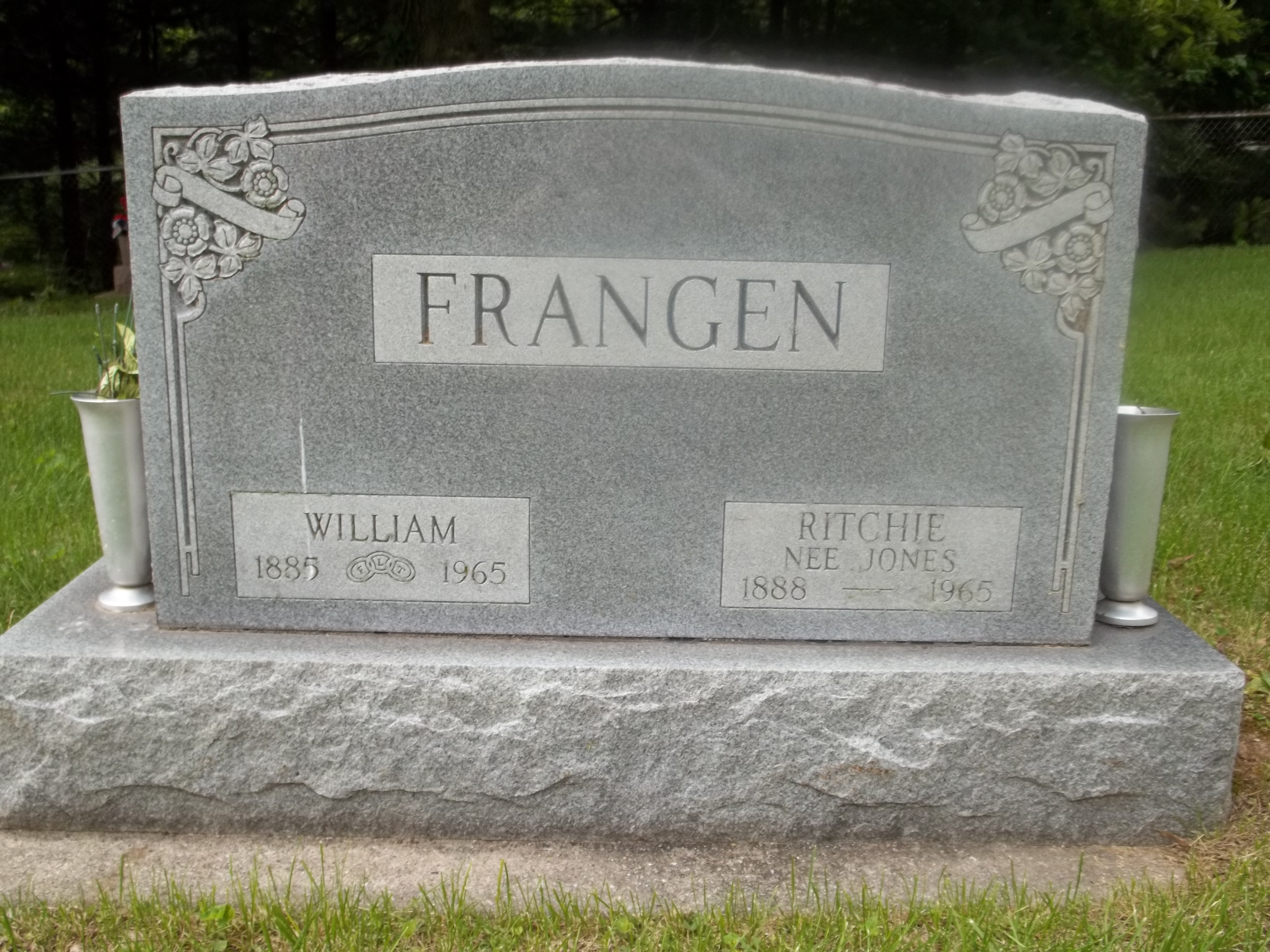 William Ritchie Frangen Headstone