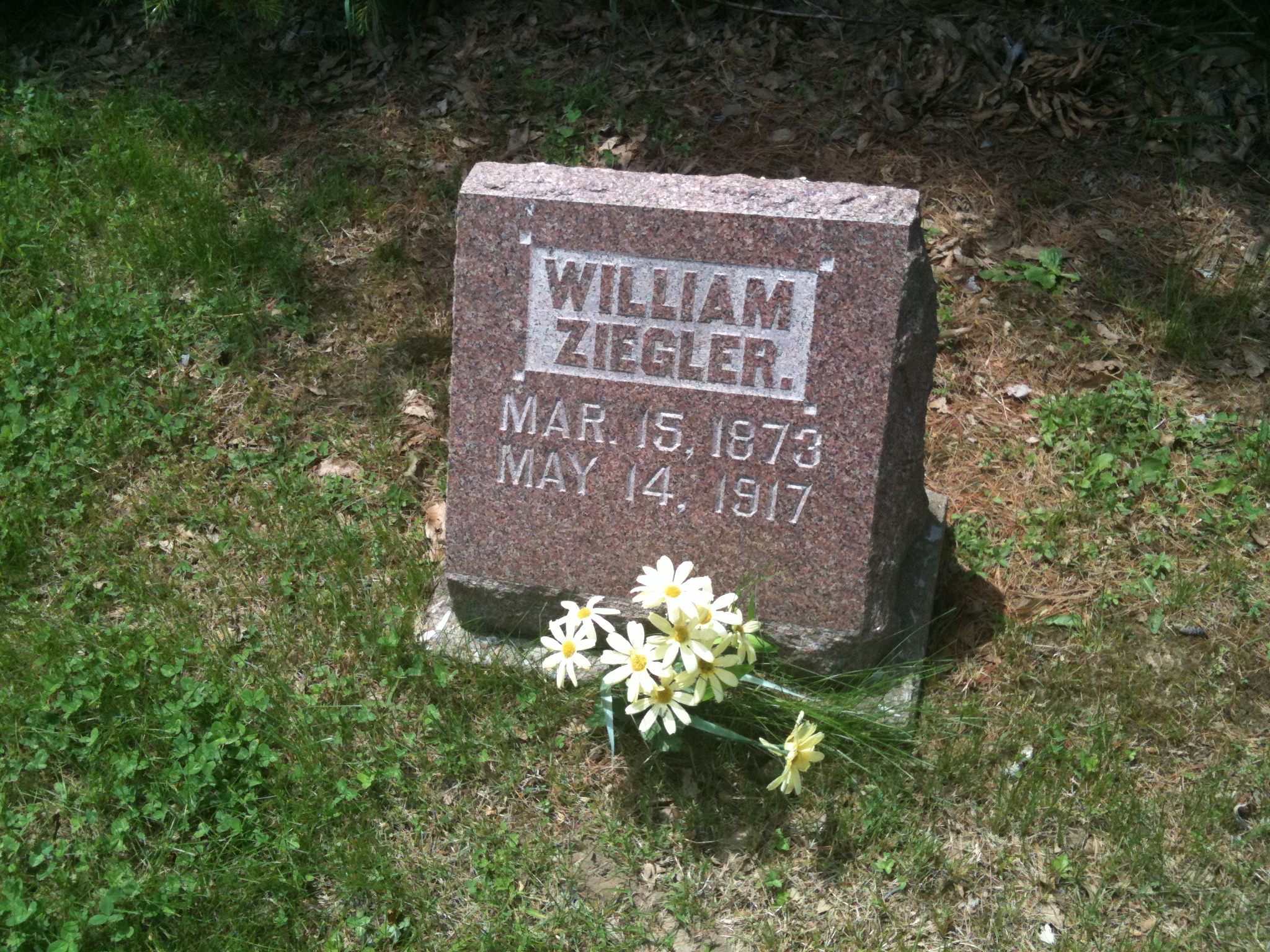 William Ziegler Headstone