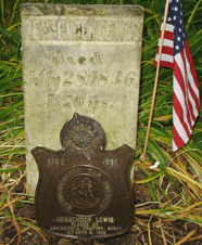 Messinger Lewis's gravesite