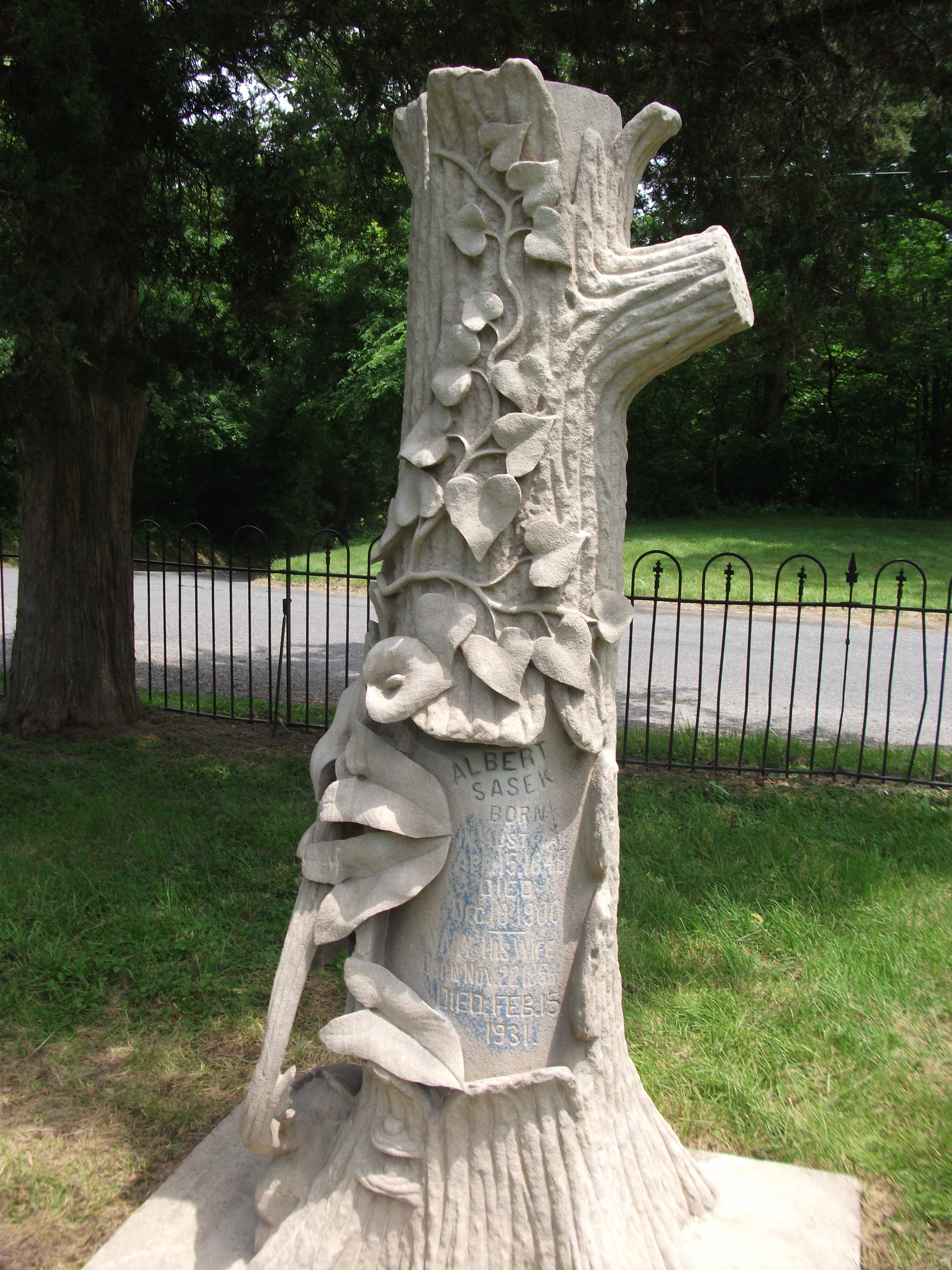 Albert Sasek Headstone
