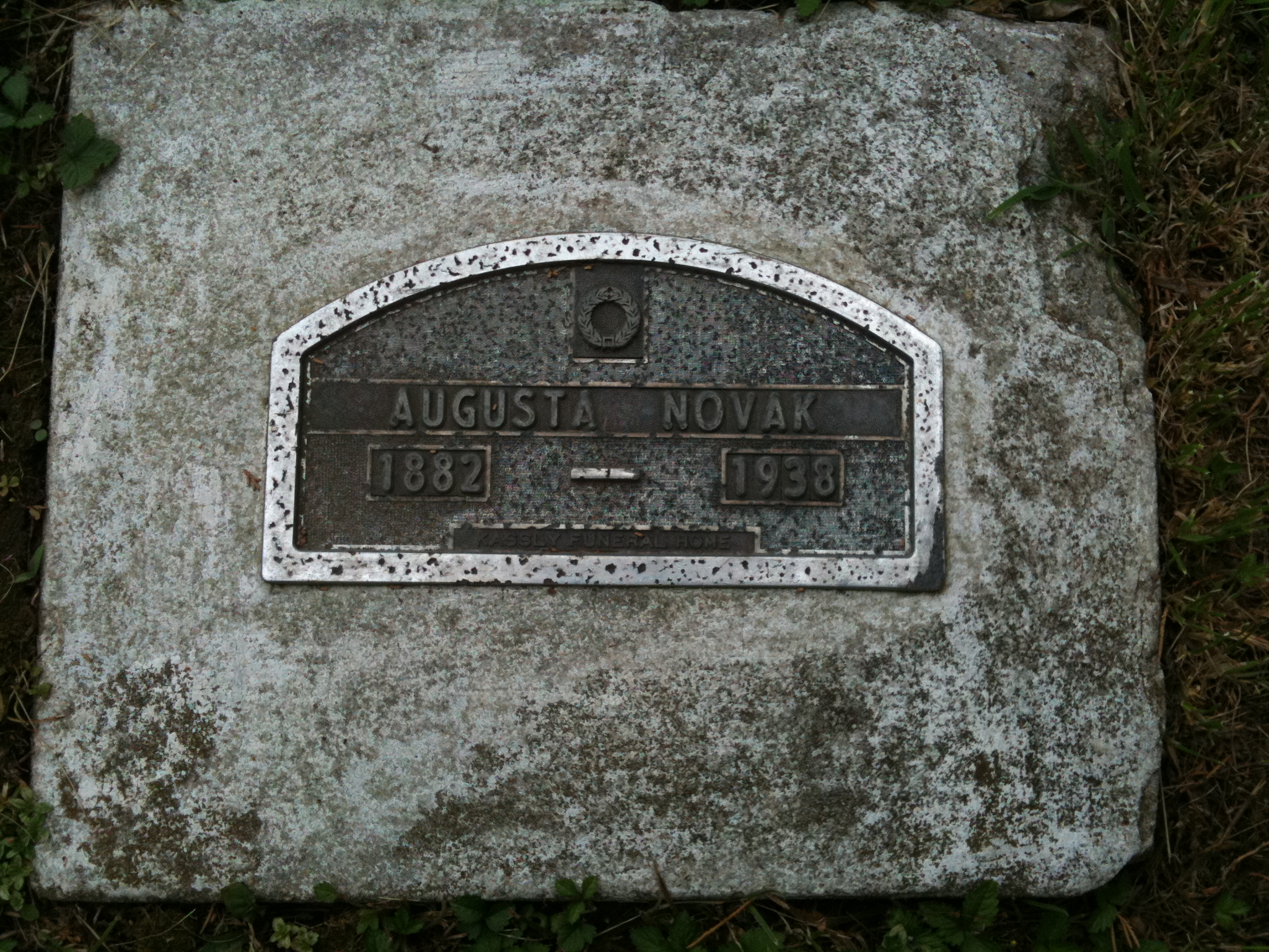 Augusta NovakHeadstone