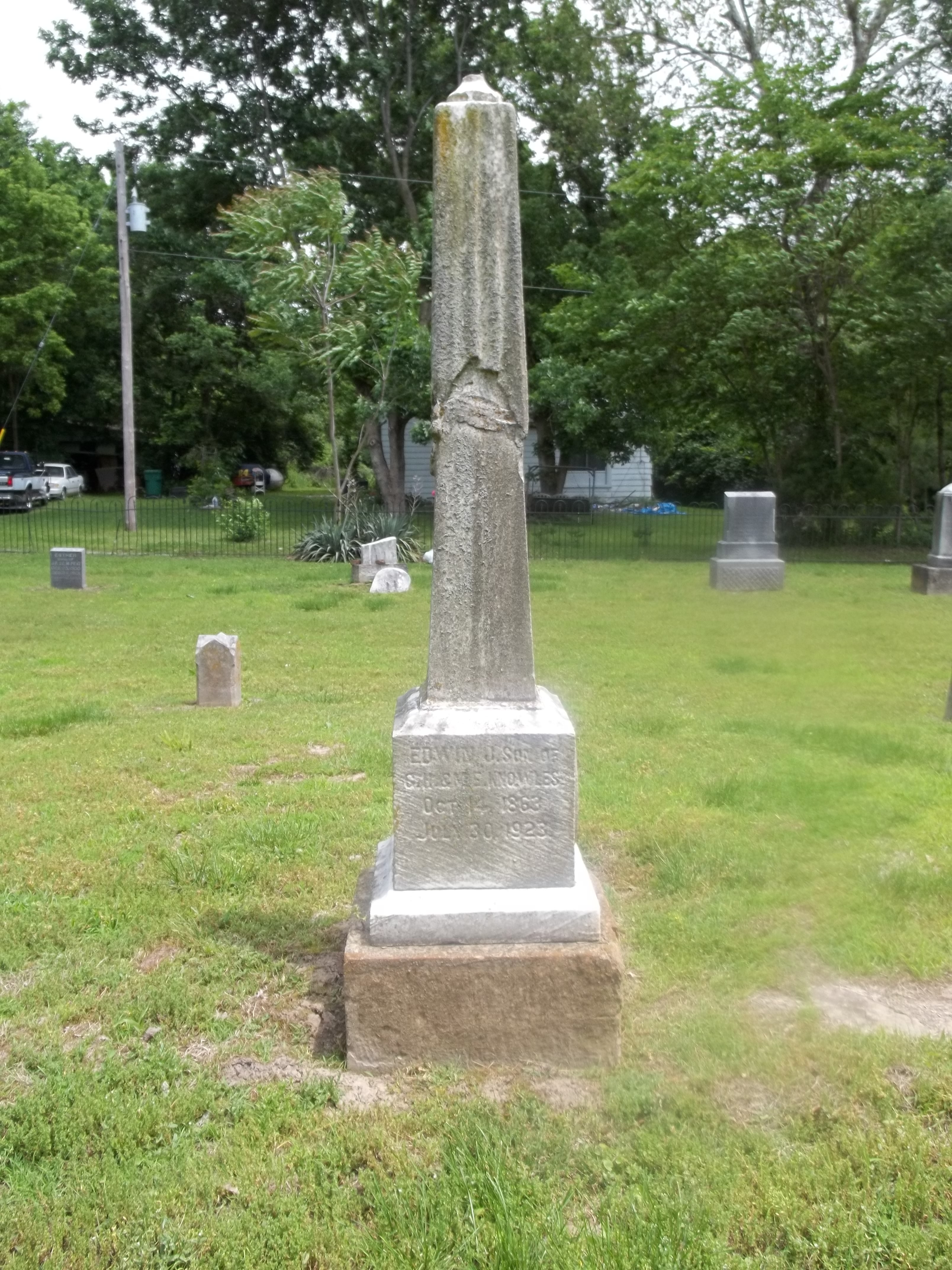 Edwin J. Knowles Headstone