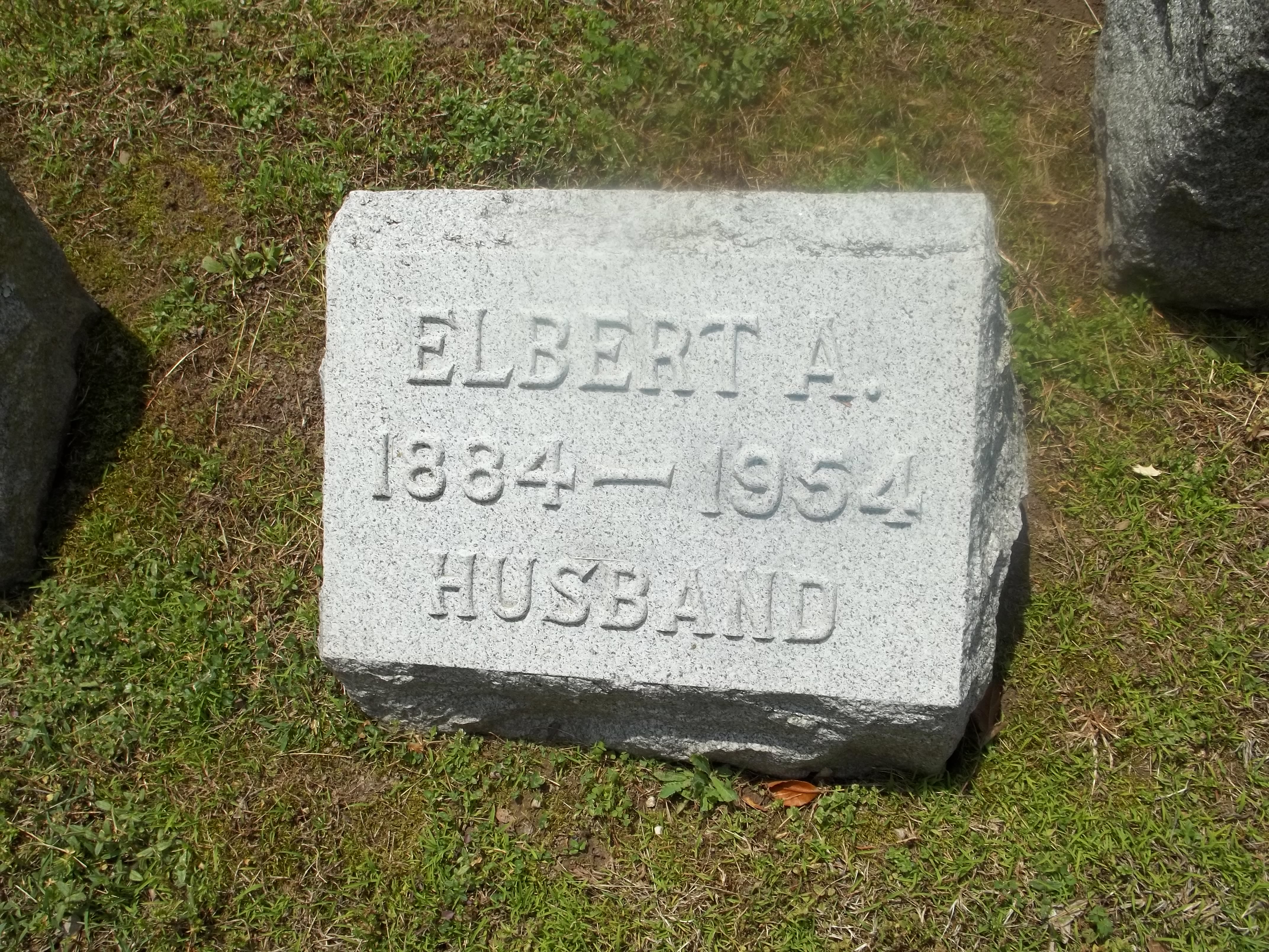 Elbert A. Headstone
