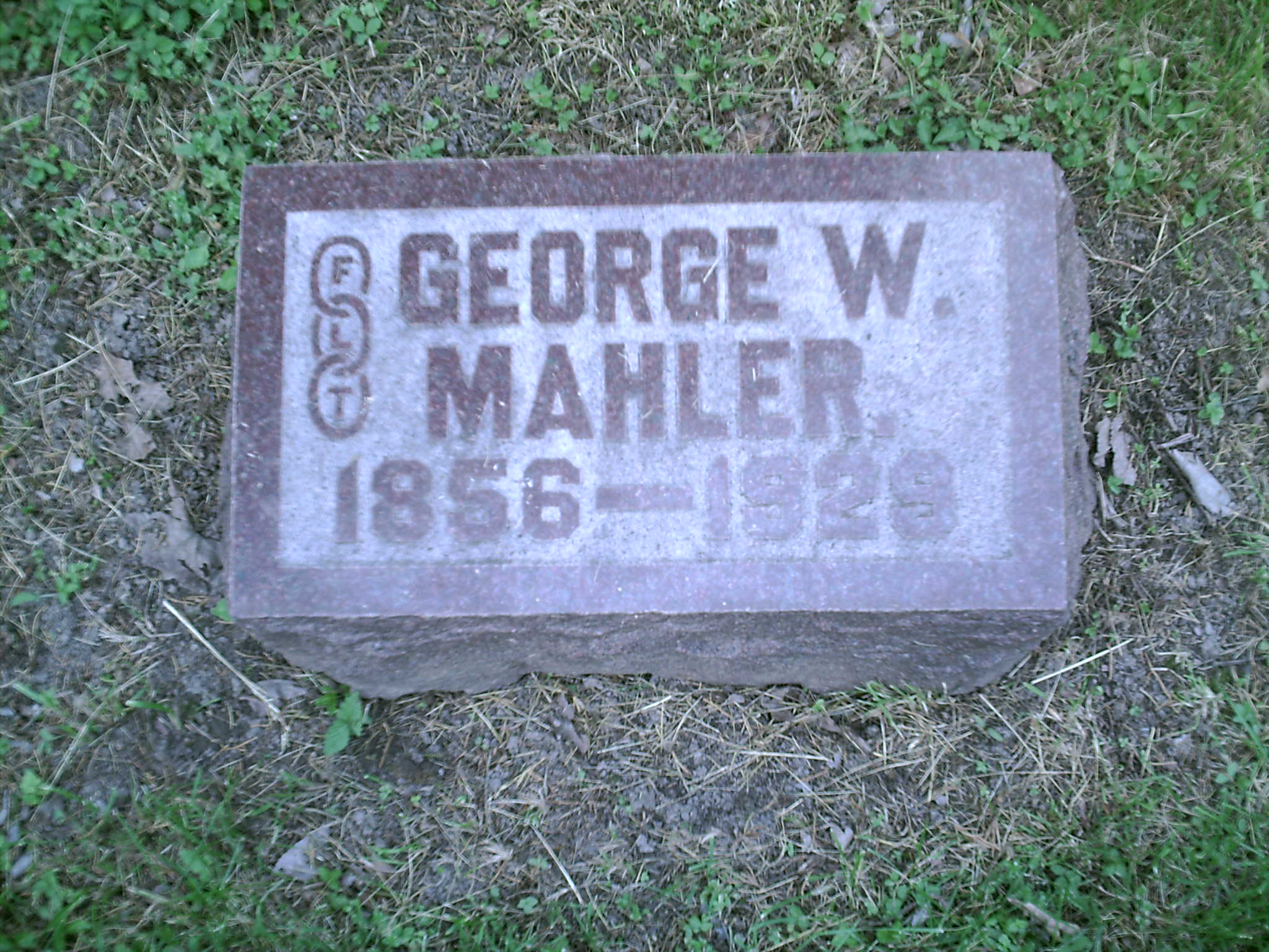 George W. Mahler Headstone