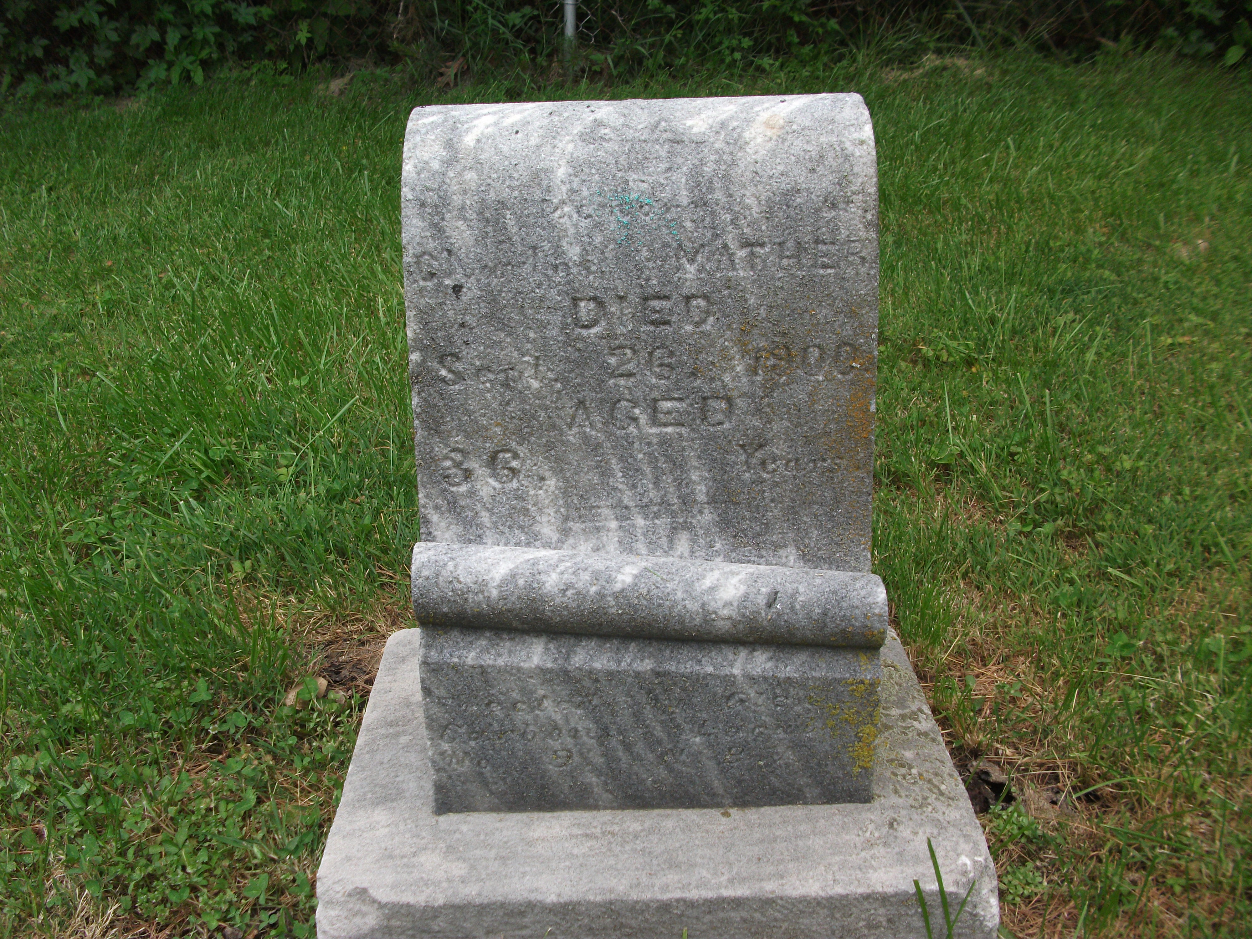 Mather Headstone