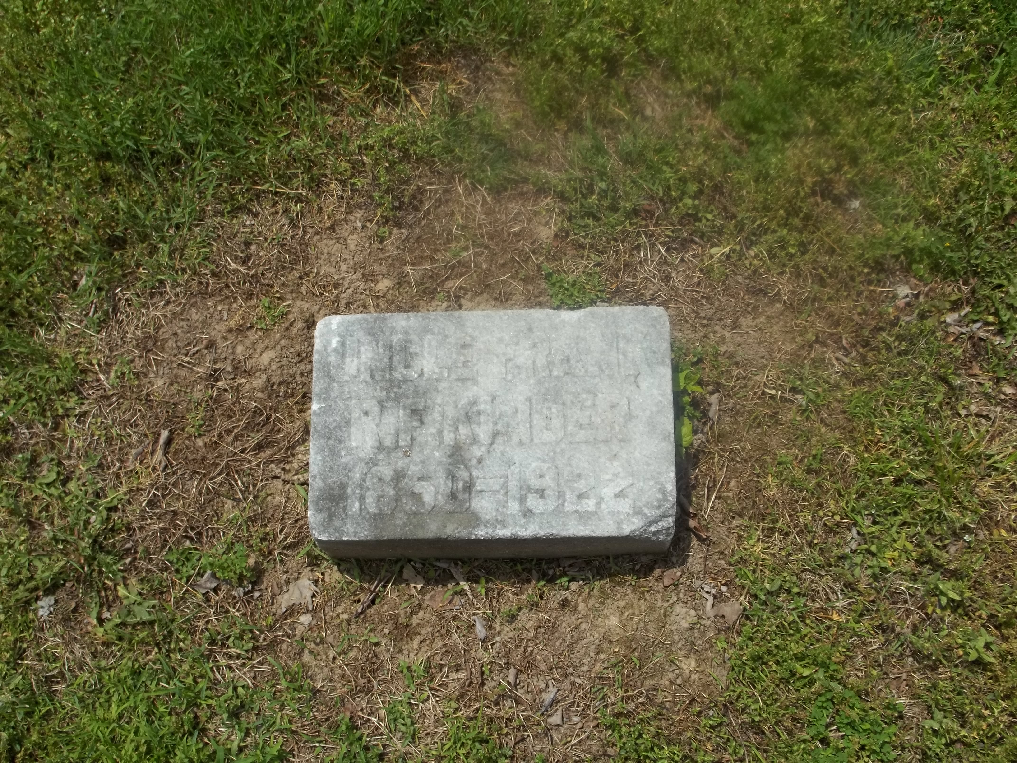 R. Frank Kinder Headstone