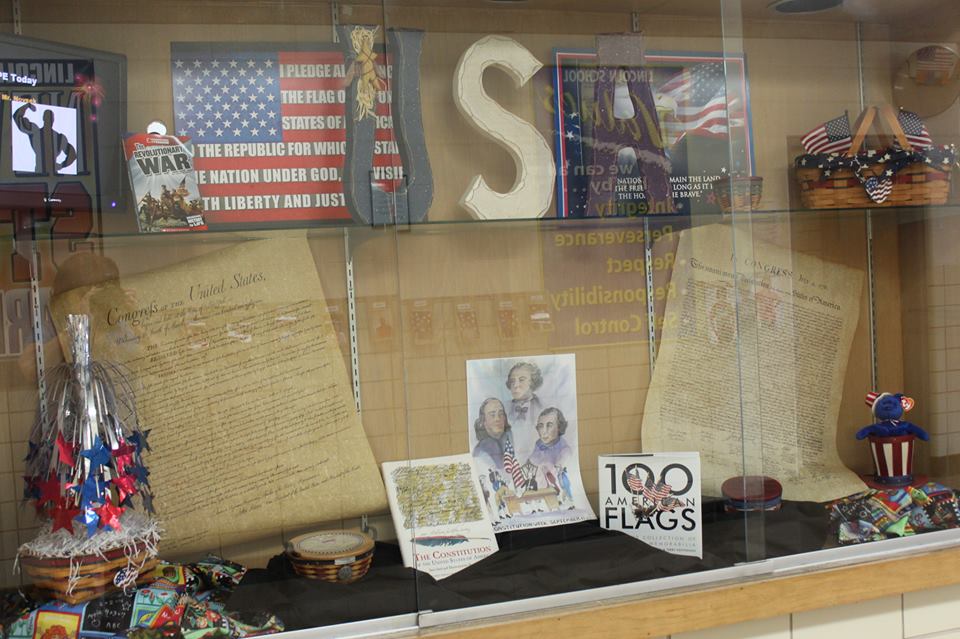 Constitution Week display