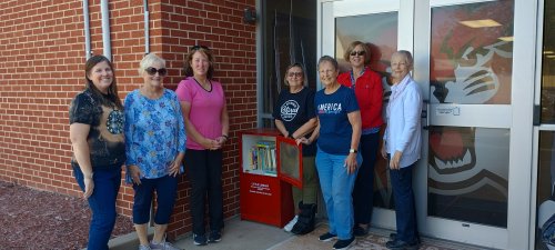 Little Free Library at Willow Grove School Oct 2024