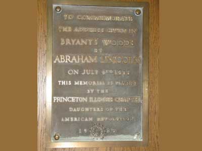 Lincoln Speech MArker