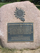 DAR Marker: Potawatomi Trail of Death
