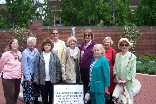 Rose garden dedication