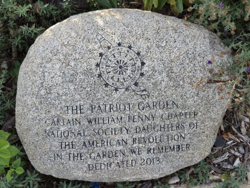 Rock in Patriot Garden